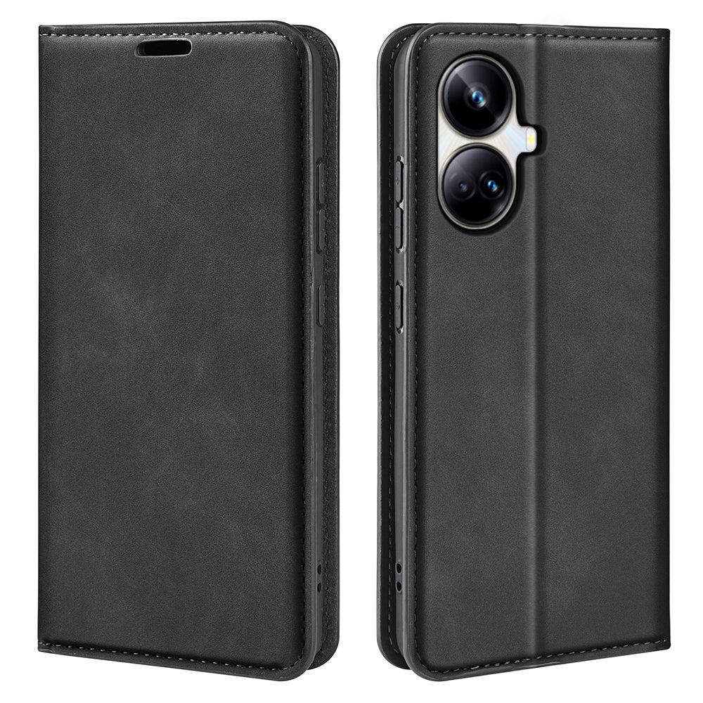 For Realme 10 Pro 5G PU Leather Magnetic Absorption Wallet Case Skin-touch Feeling Anti-Scratch Flip Stand Phone Cover For Realme 10 Pro 5G PU Leather Magnetic Absorption Wallet Case Skin-touch Feeling Anti-Scratch Flip Stand Phone Cover